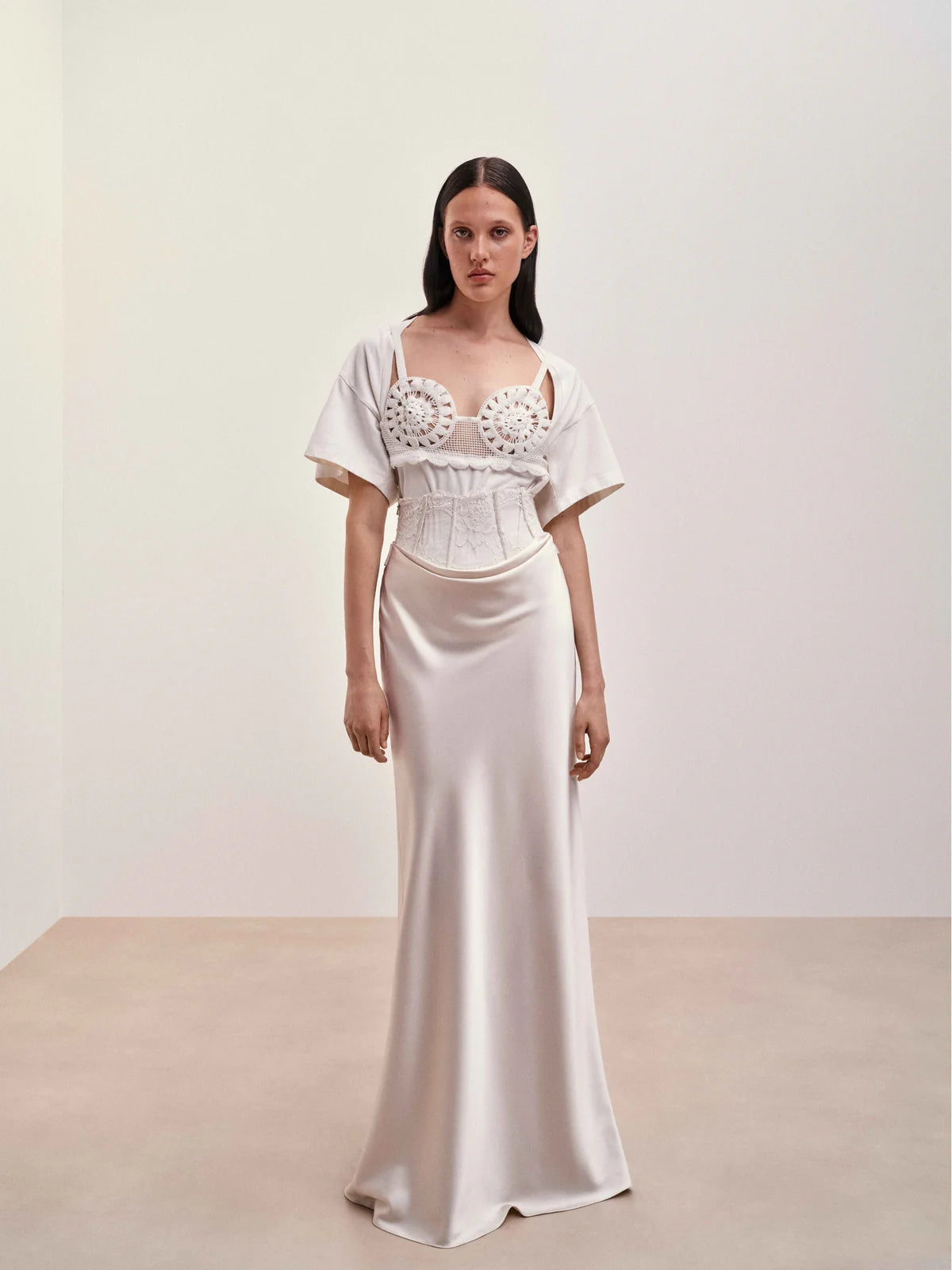 My Roman Empire Lace Waist Skirt