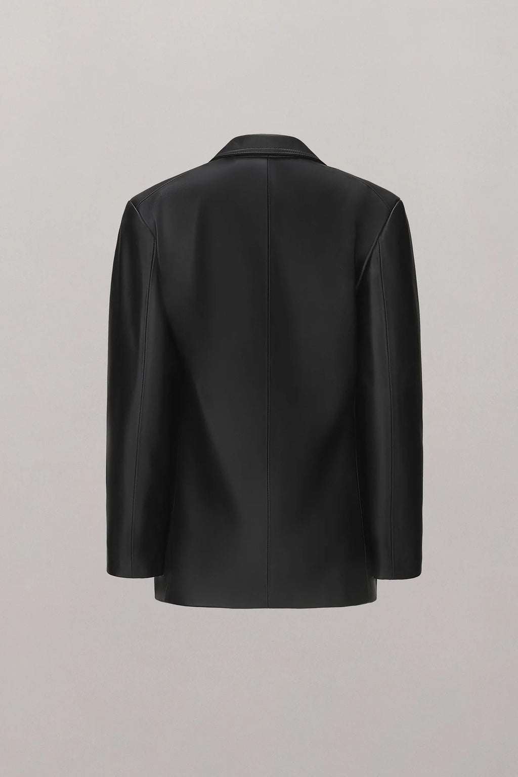Chest Rose Leather Blazer