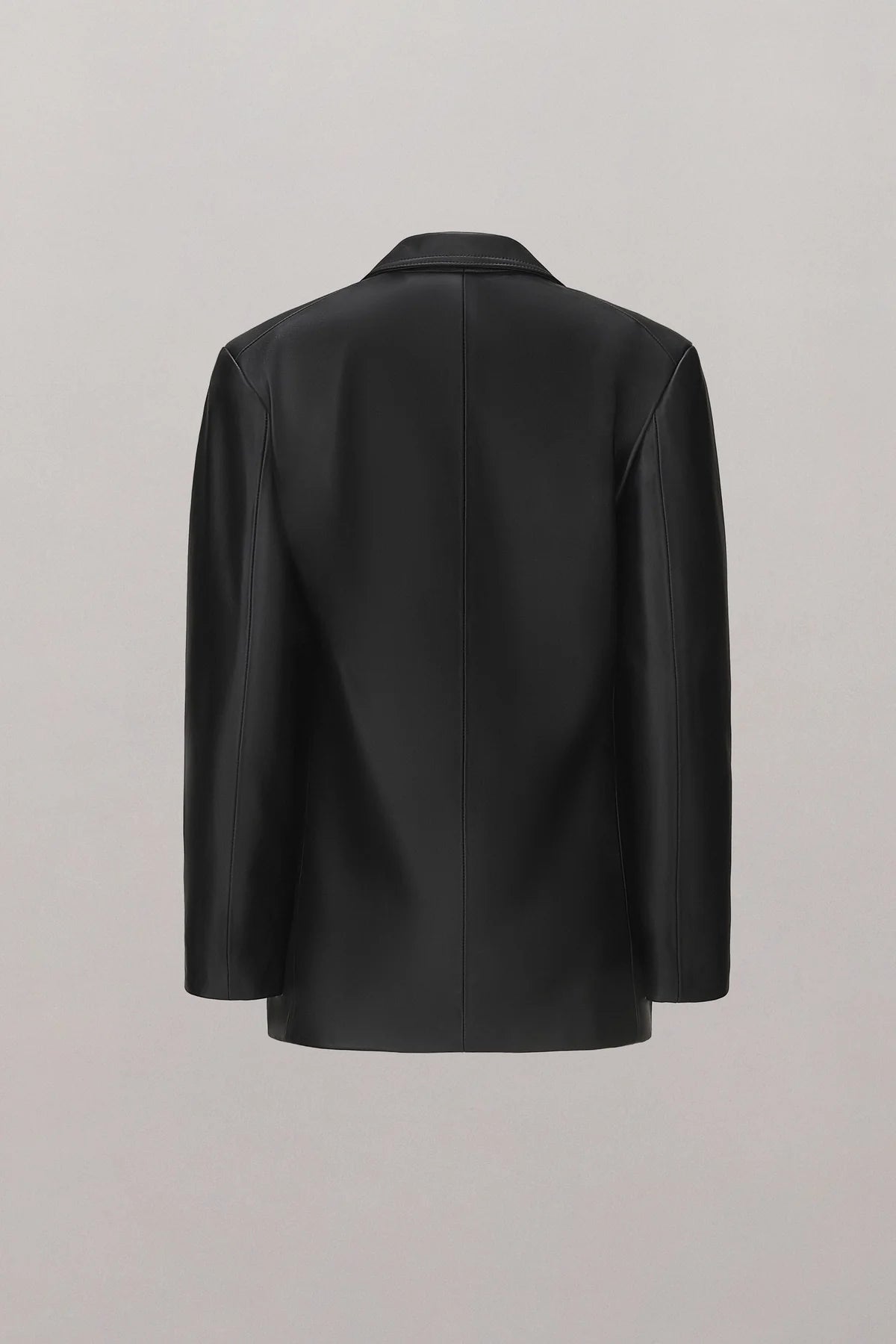 Chest Rose Leather Blazer