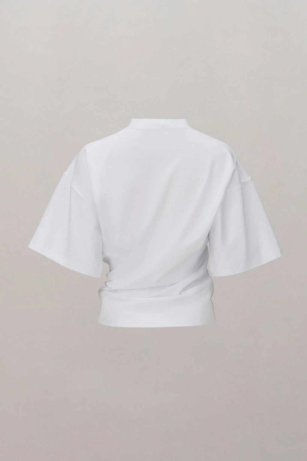 Suspended Rose Asymmetrical T-Shirt